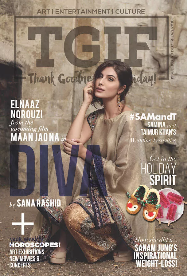 Elnaaz Norouzi T Gif Magazine Cover Page
