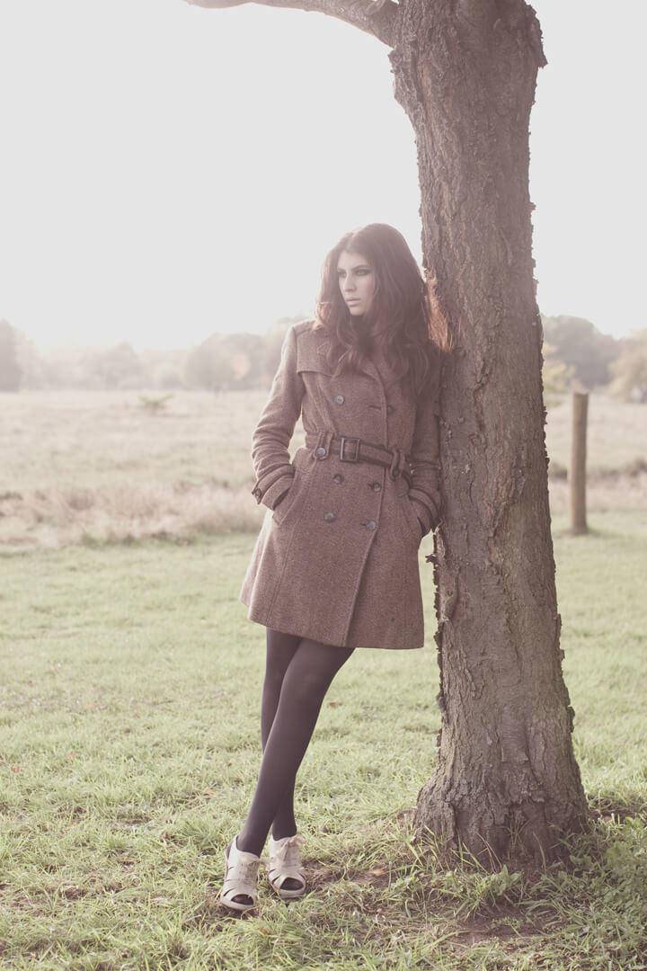Elnaaz Norouzi Modelling Career Winter Collection Shoot